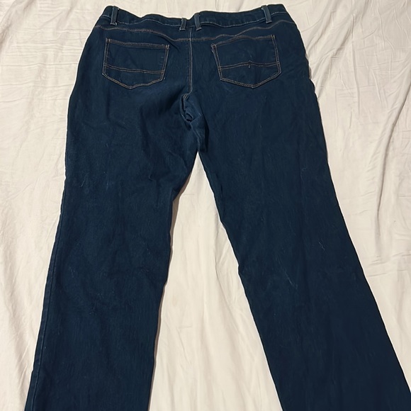 Dark Wash Straight Leg Jeans Size 20 - Picture 2 of 2